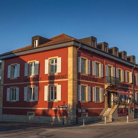 Hotel De Ville D'Yvonand מראה חיצוני תמונה